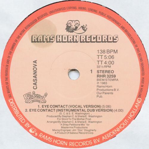 Casanova - Eye Contact - 12 Inch