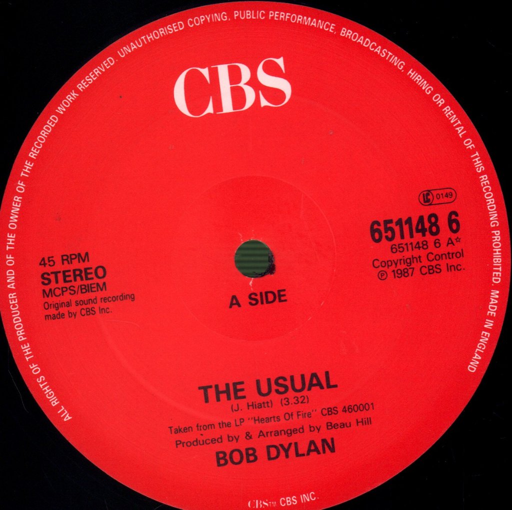 Bob Dylan - Usual - 12 Inch