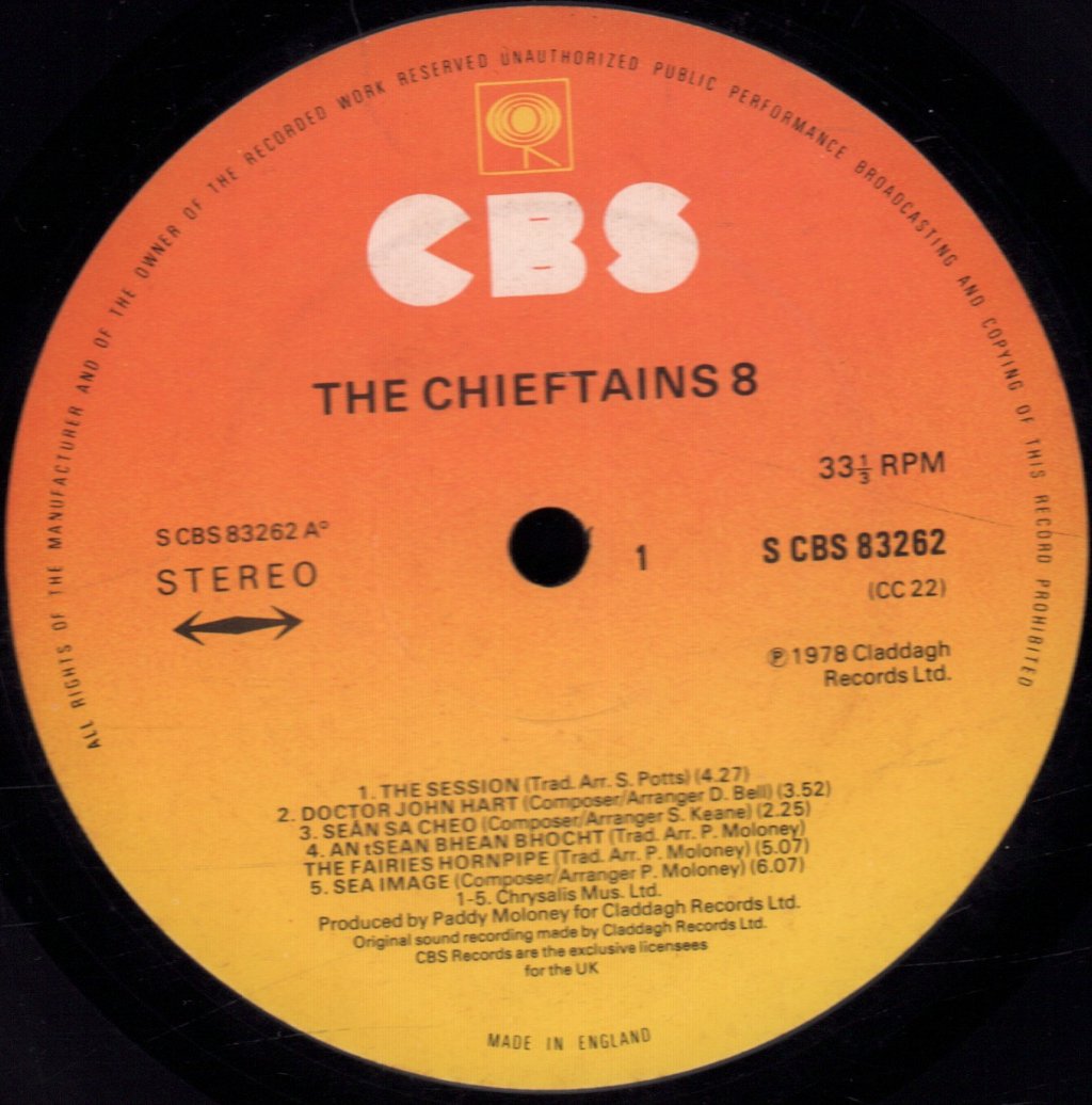 Chieftains - 8 - Lp