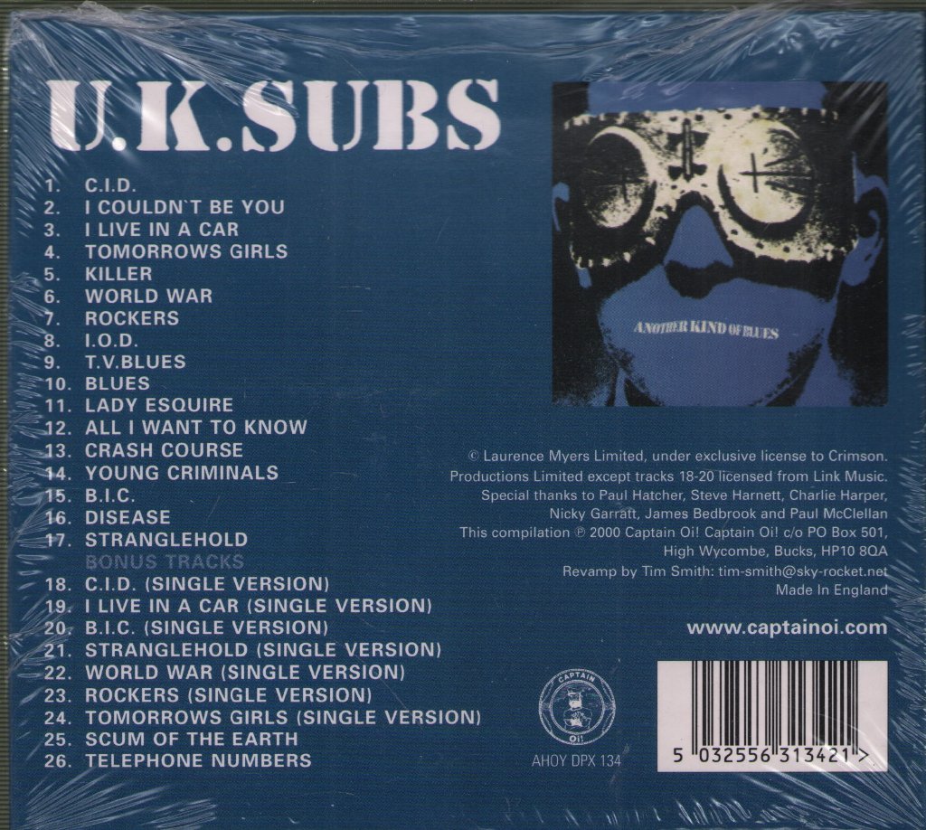 UK Subs - Another Kind Of Blues - Cd