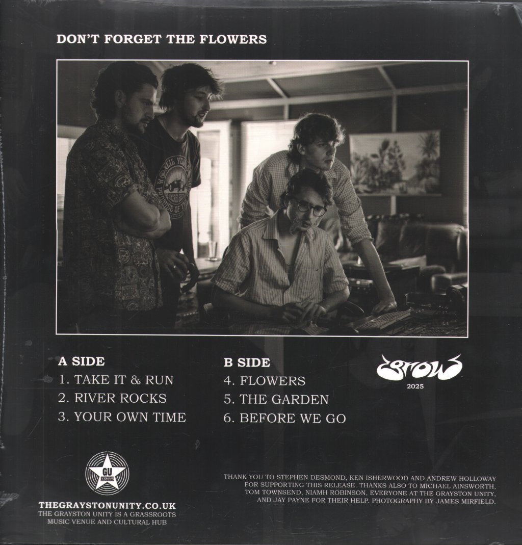 Grow - Don't Forget The Flowers - Lp