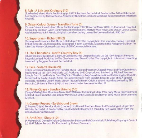 Various - Greatest Hits Of 1997 - Double Cd