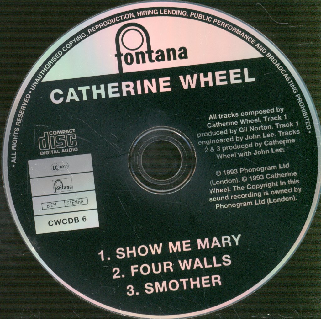 Catherine Wheel - Show Me Mary - Cd