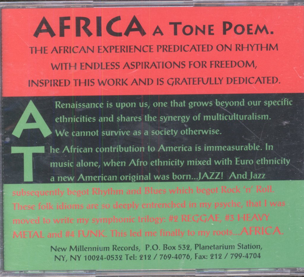 State Philharmonic Of Brno, Leo Svarovsky - Hayden Wayne - Symphony No 5 Africa A Tone Poem - Cd