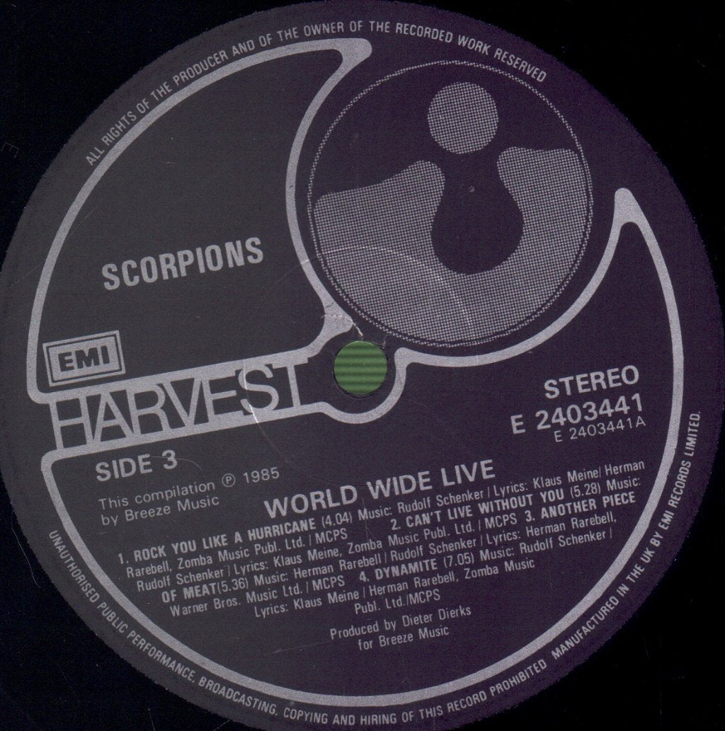 Scorpions - World Wide Live - Double Lp