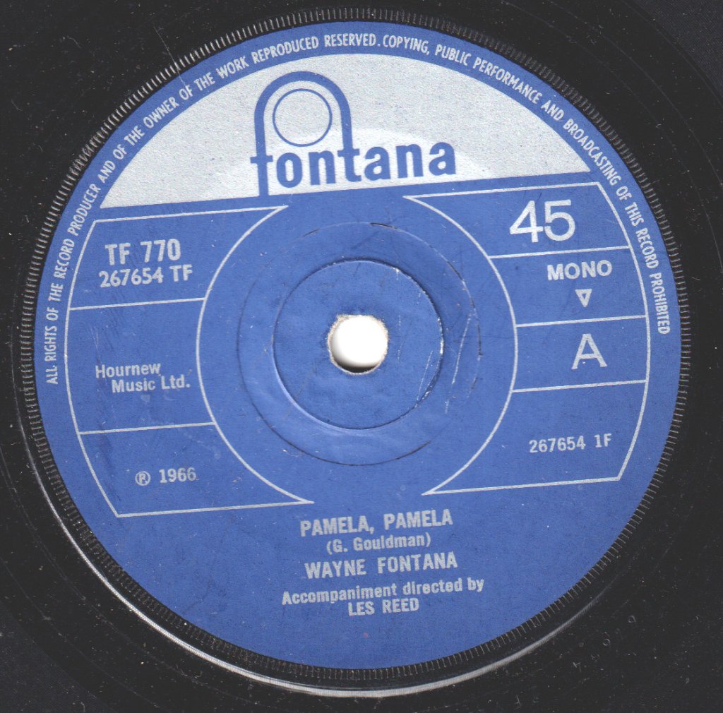 Wayne Fontana - Pamela, Pamela - 7 Inch