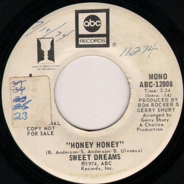 Sweet Dreams - Honey Honey - 7 Inch