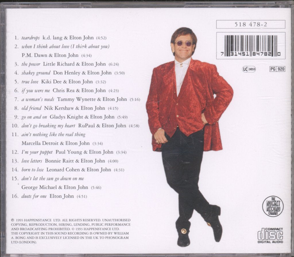 Elton John - Duets - Cd