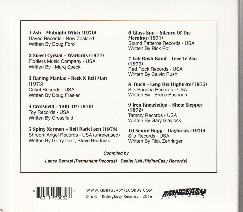 Various Artists - Brown Acid: The Second Trip (Heavy Rock From The Classic Comedown Era) - Cd
