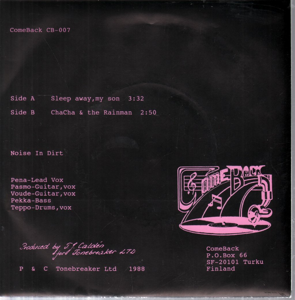 Noise In Dirt - Sleep Away, My Son - 7 Inch