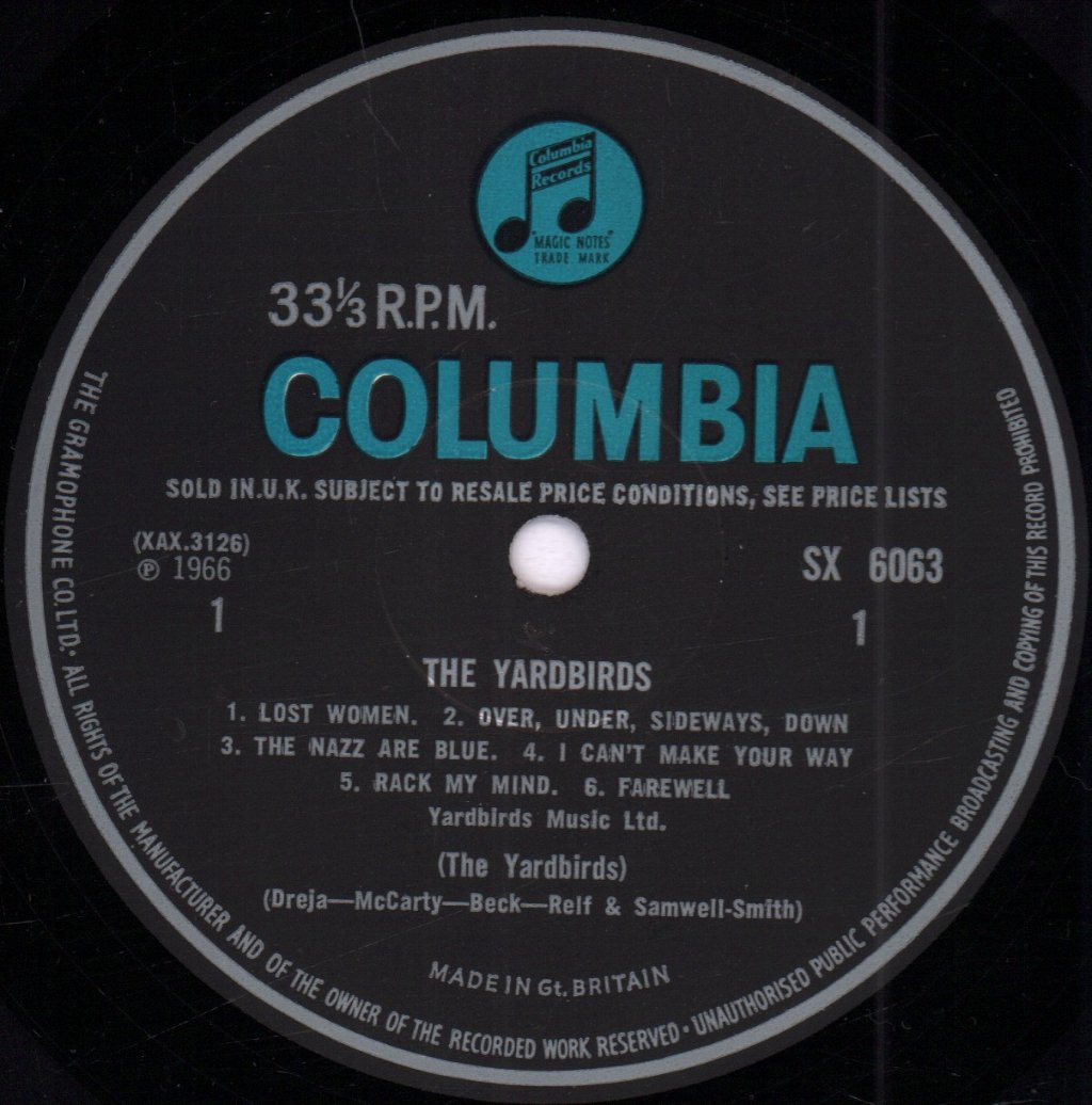 Yardbirds - Roger The Engineer - Lp