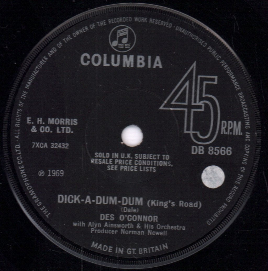 Des O'Connor - Dick-A-Dum-Dum (King's Road) - 7 Inch