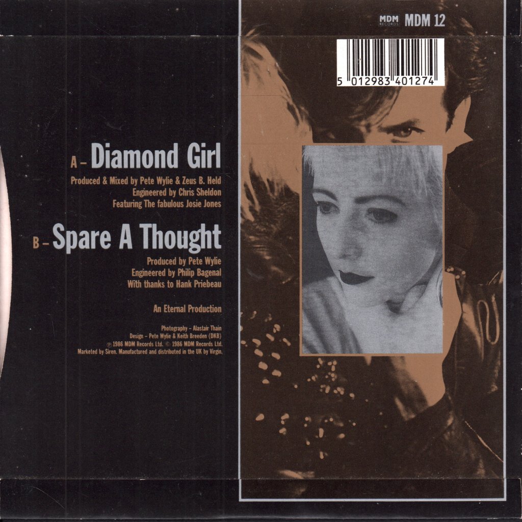 Pete Wylie - Diamond Girl - 7 Inch