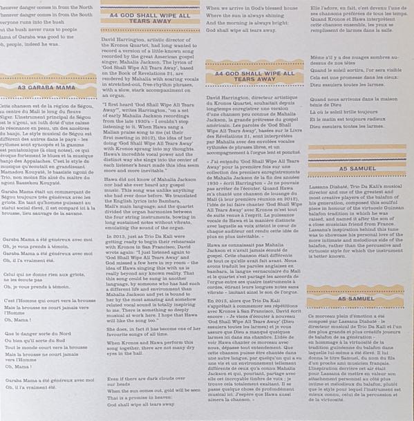 Trio Da Kali And Kronos Quartet - Ladilikan - Lp