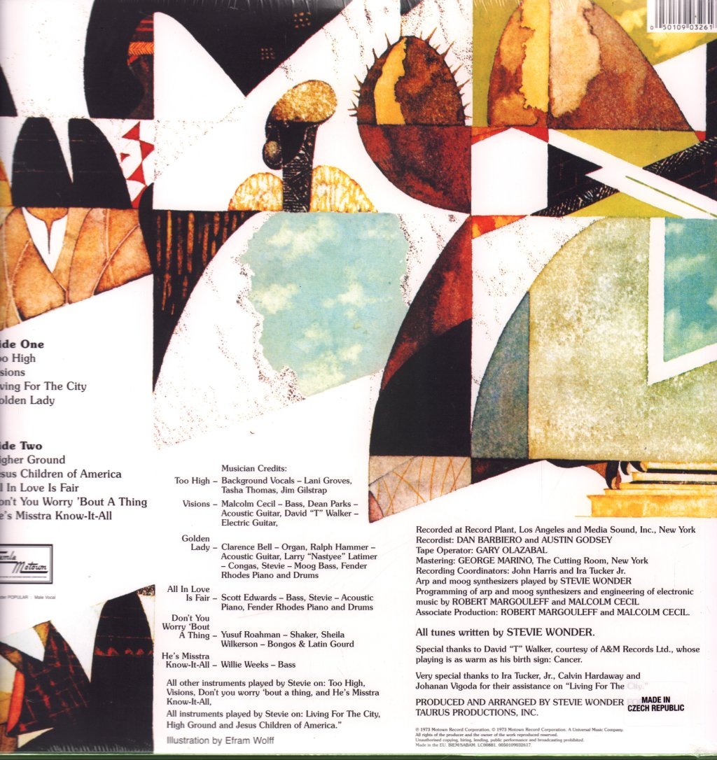 Stevie Wonder - Innervisions - Lp