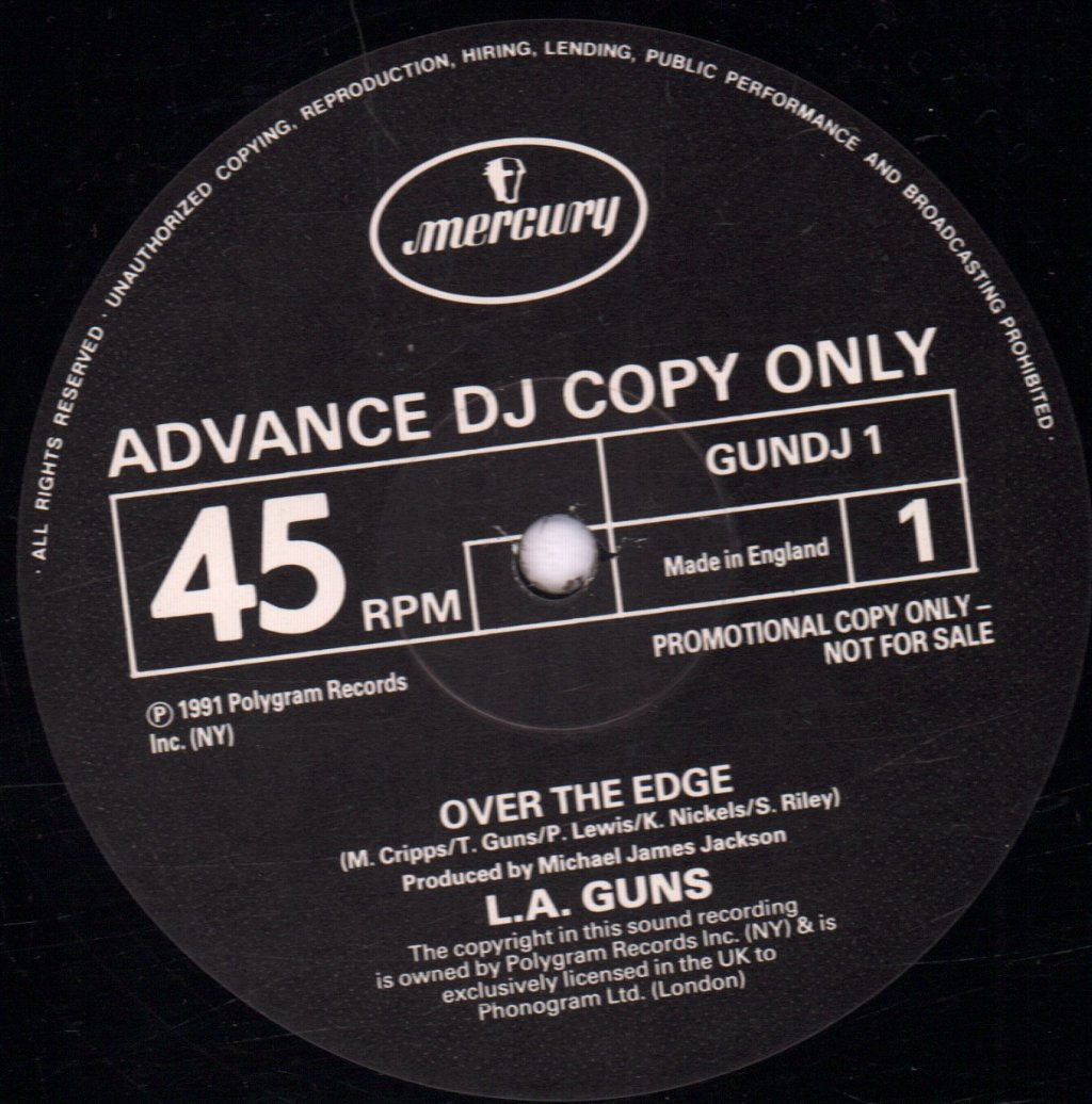 L.A. Guns - Over The Edge - 12 Inch