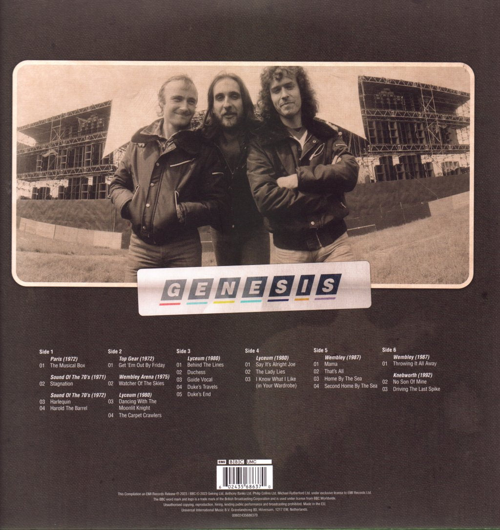 Genesis - BBC Broadcasts - Triple Lp