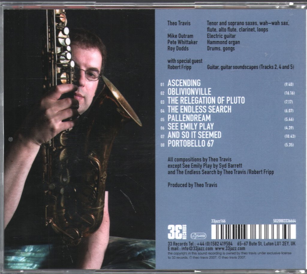 Theo Travis - Double Talk - Cd