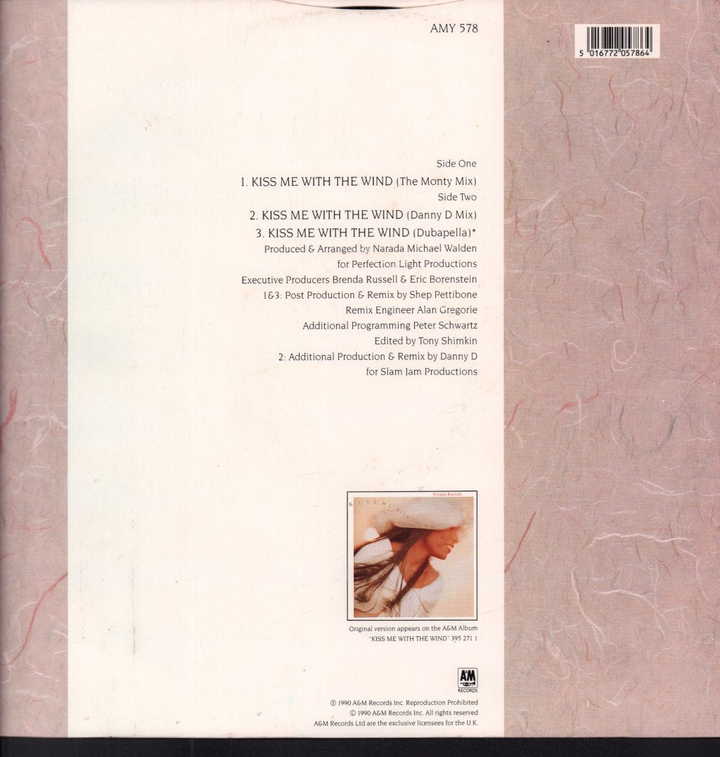 Brenda Russell - Kiss Me With The Wind - 12 Inch