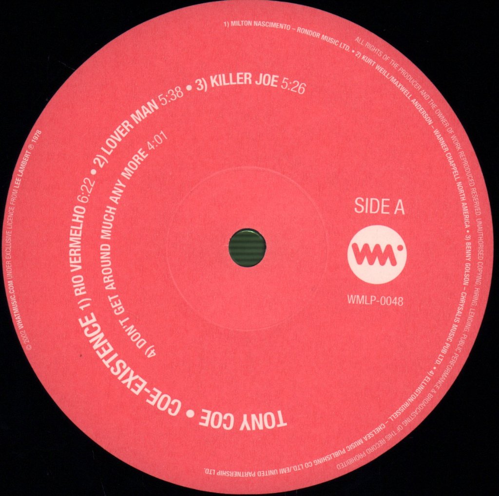 Tony Coe - Coe-Existence - Lp