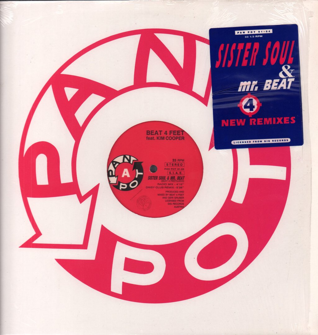 Beat 4 Feet FEAT. KIM COOPER - Sister Soul AND Mr Beat - 12 Inch