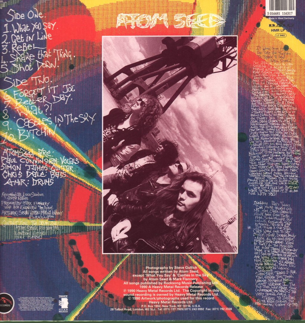 Atom Seed - Get In Line - Lp