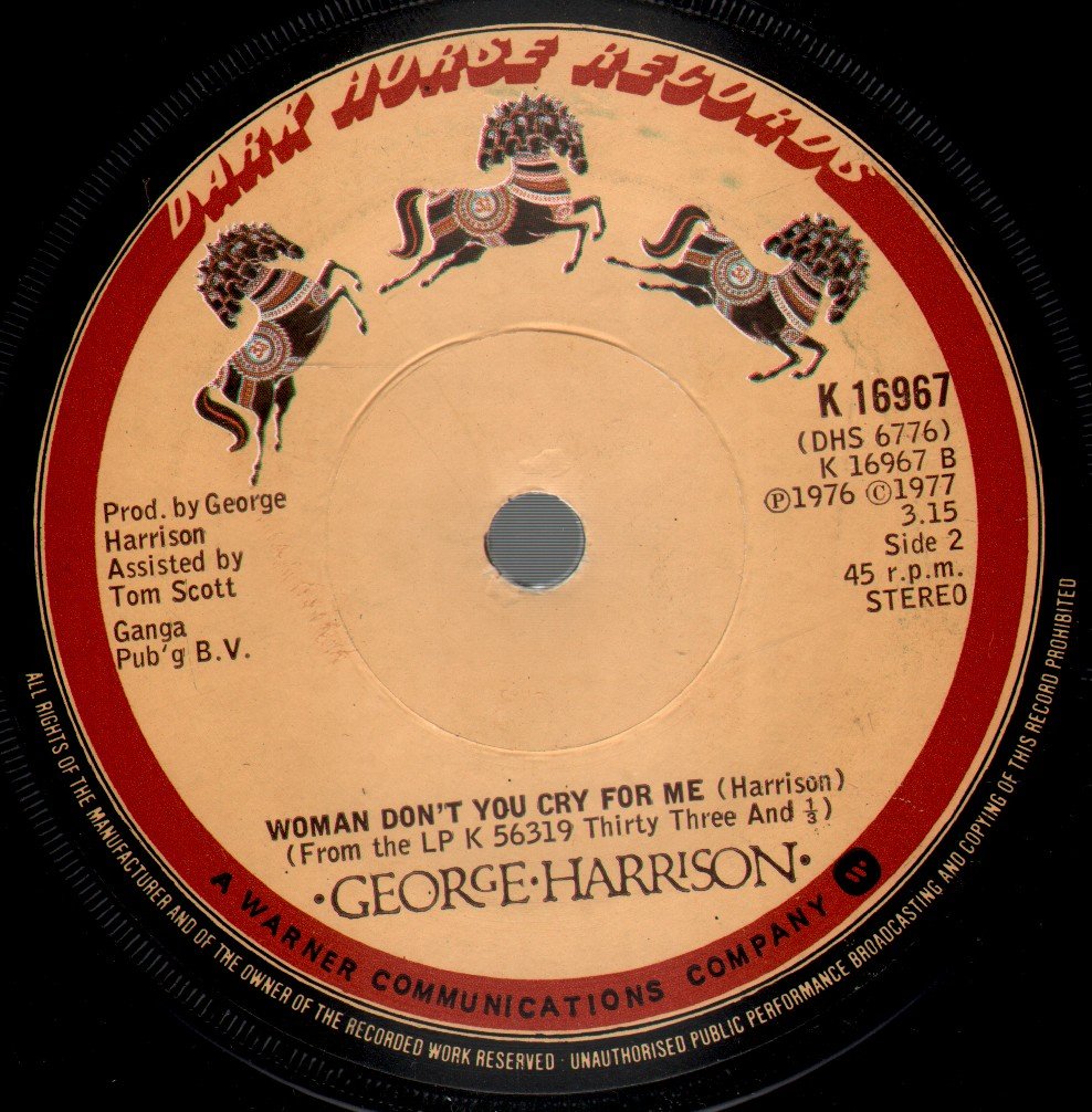 George Harrison - It's What You Value - 7 Inch