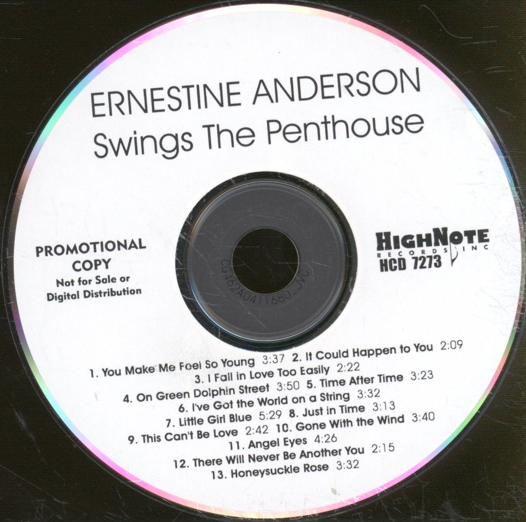 Ernestine Anderson - Ernestine Anderson Swings The Penthouse - Cd