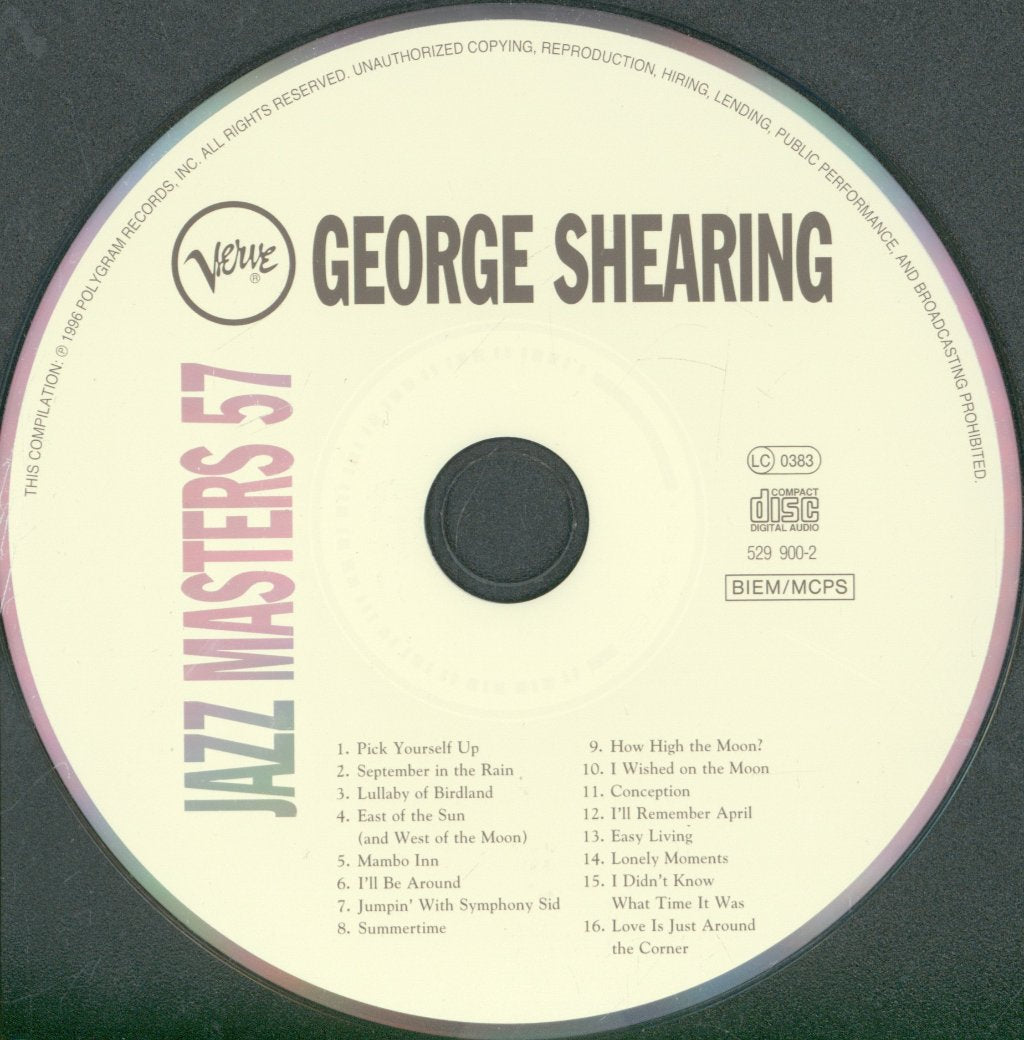 George Shearing - Verve Jazz Masters 57 - Cd