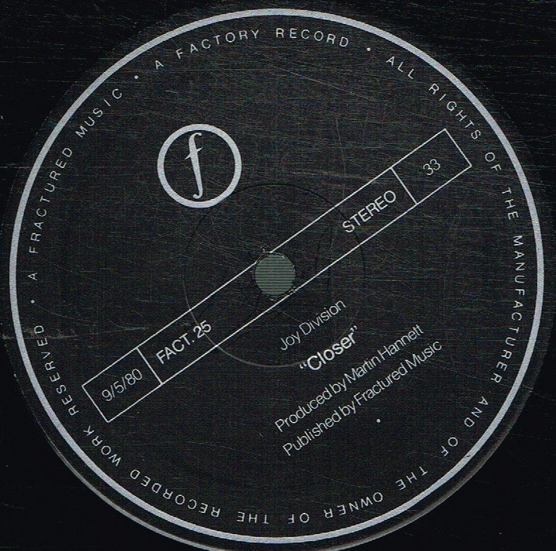 Joy Division - Closer - Lp