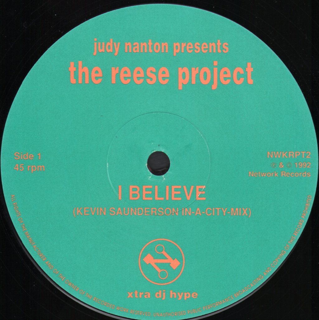 Reese Project - I Believe - 12 Inch