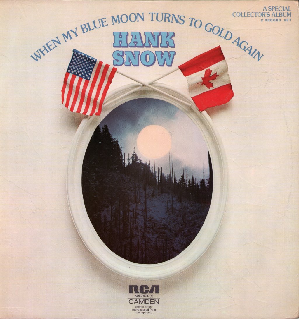 Hank Snow - When My Blue Moon Turns To Gold Again - Double Lp
