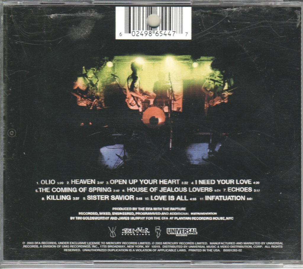 Rapture - Echoes - Cd