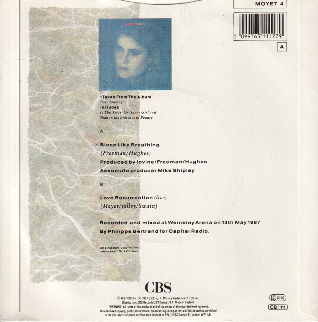 Alison Moyet - Sleep Like Breathing - 7 Inch