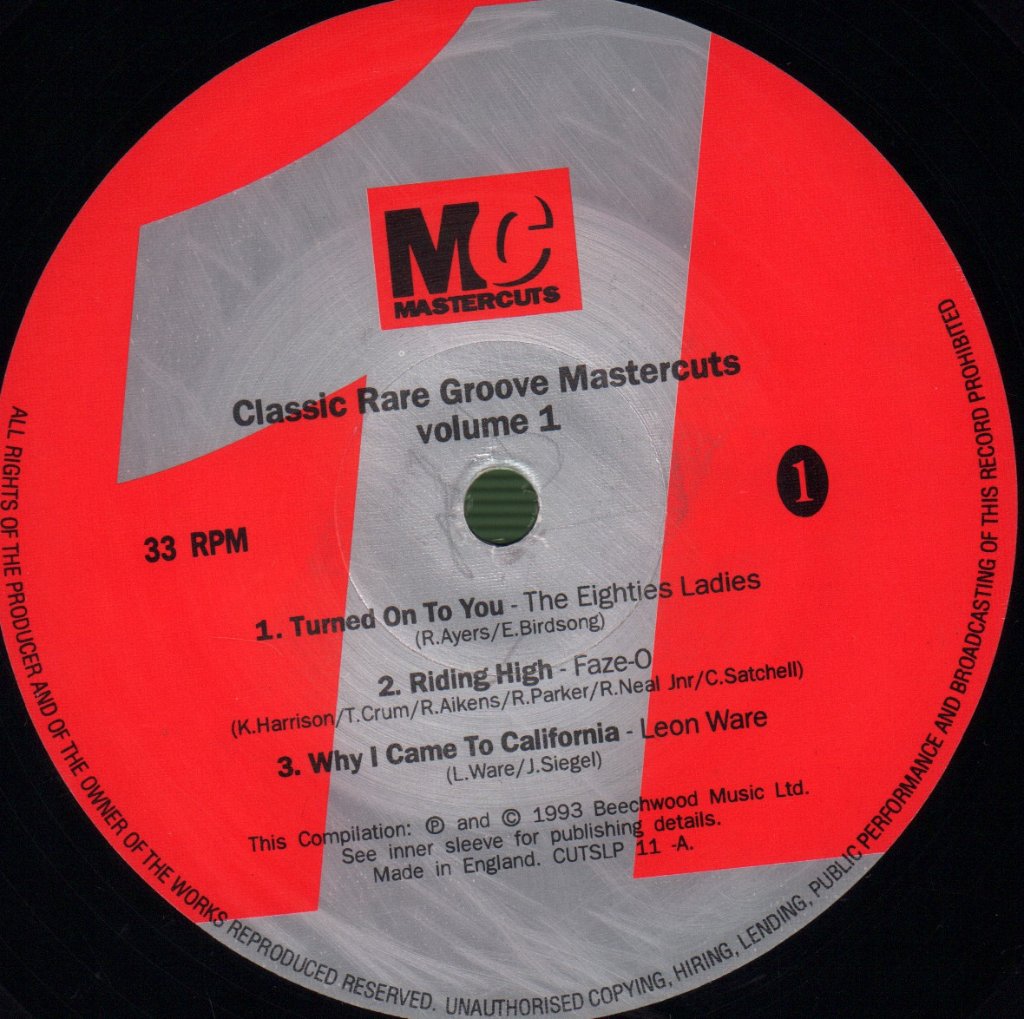 Various Artists - Classic Rare Groove Mastercuts Volume 1 - Double Lp