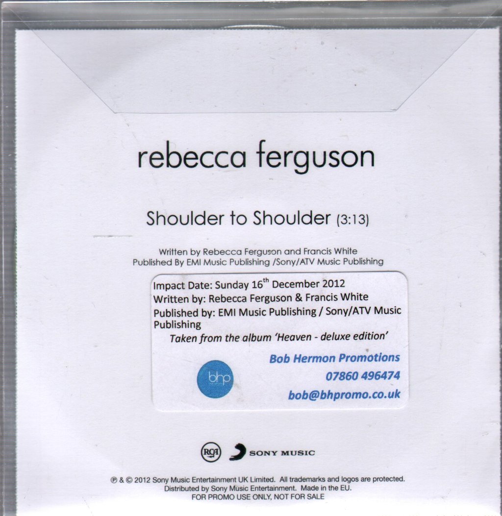 Rebecca Ferguson - Shoulder To Shoulder - Cdr