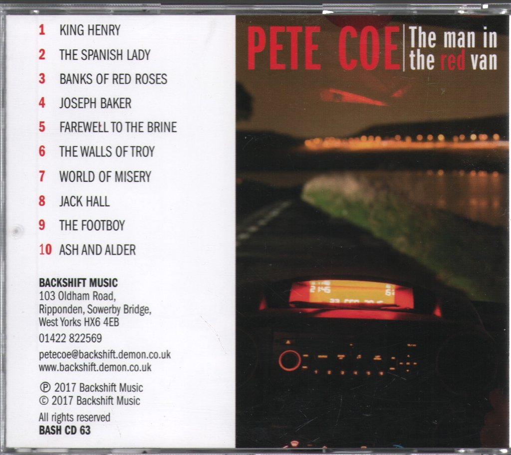 Pete Coe - Man In The Red Van - Cd