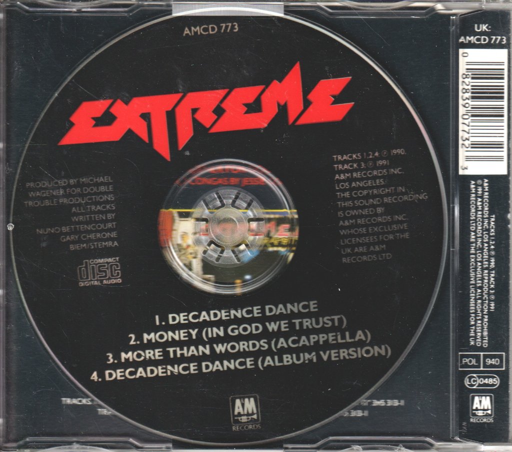Extreme - Decadence Dance - Cd