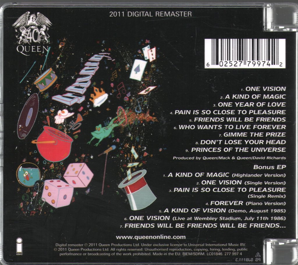 Queen - A Kind Of Magic - Cd