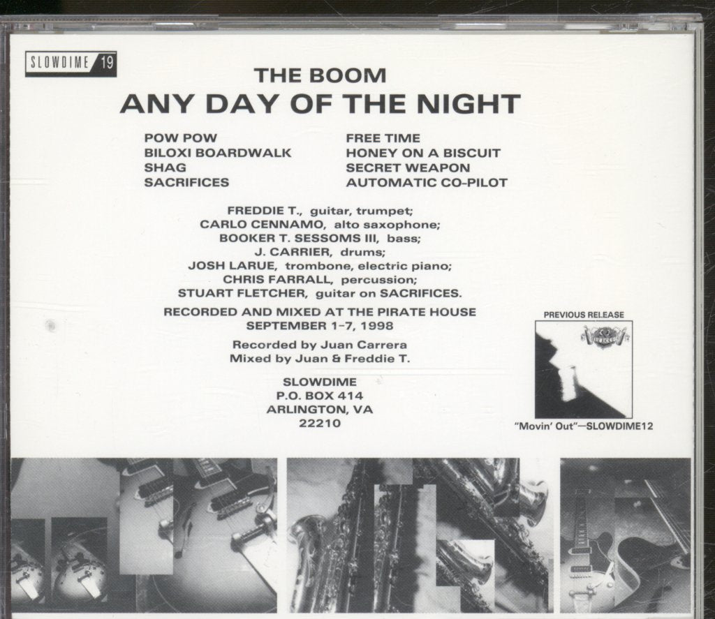 Boom (Post Punk) - Any Day Of The Night - Cd