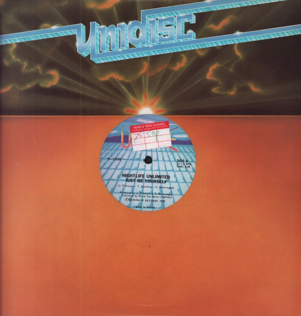 Nightlife Unlimited - Just Be Yourself - 12 Inch