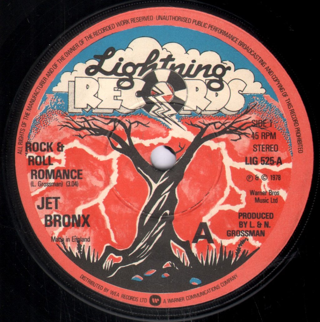 Jet Bronx - Rock And Roll Romance - 7 Inch
