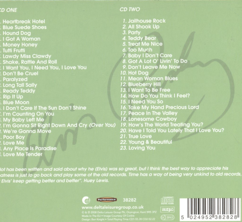 Elvis Presley - Originals - Double Cd