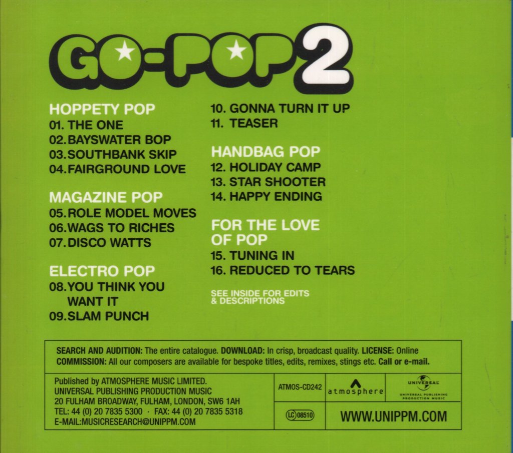 Various Artists - Go-Pop 2 - Cd