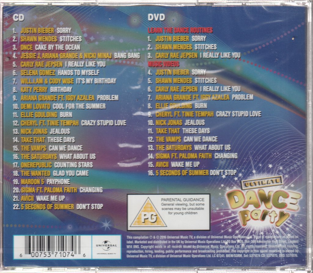 Various Artists - Ultimate Dance Party - Cd/Dvd