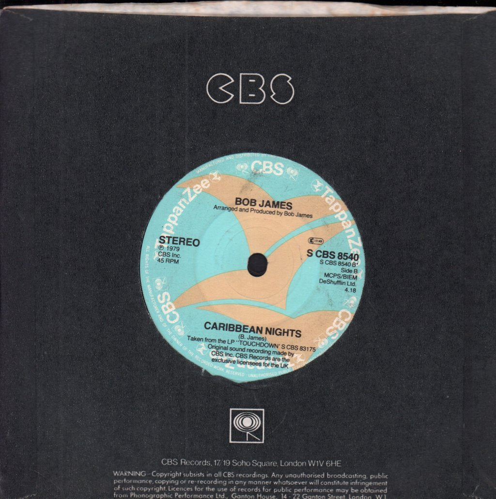 Bob James - Theme From Taxi (Angela) - 7 Inch