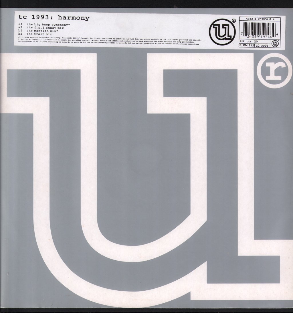 Tc 1993 - Harmony - 12 Inch