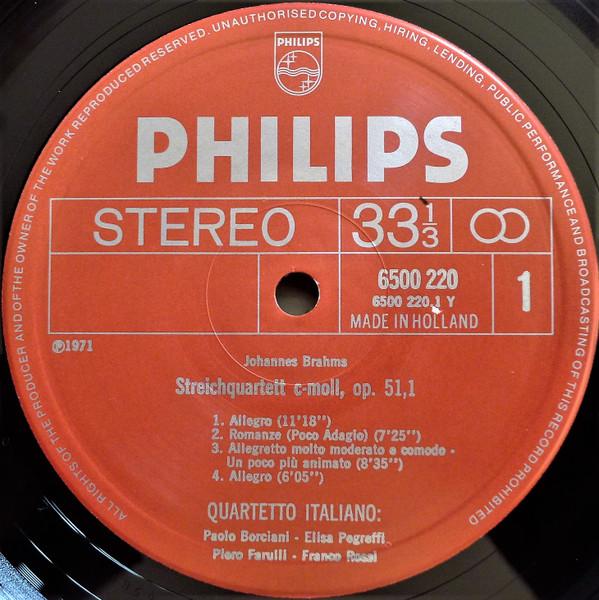 Quartetto Italiano - brahms Samtliche Streichquartette - Triple Lp