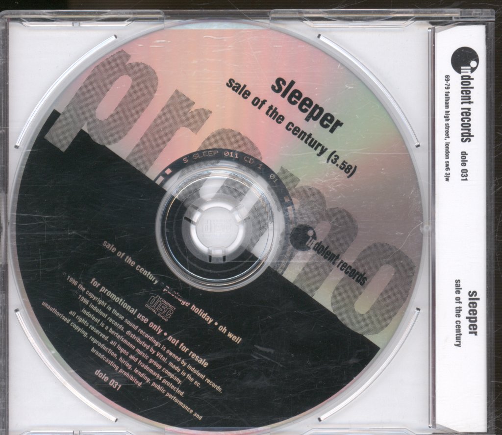 Sleeper (Indie Band) - Sale Of The Century - Cd