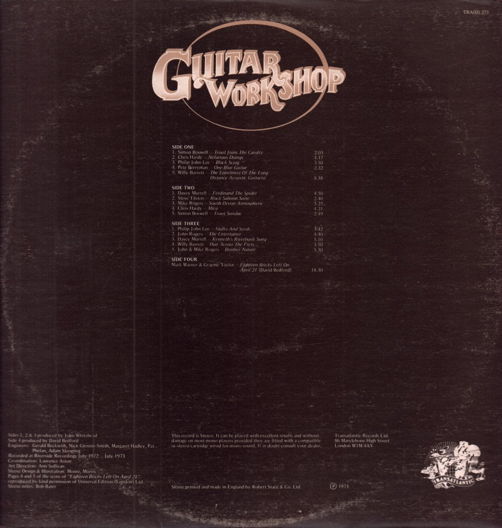 Various Artists - Guitar Workshop - Double Lp